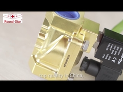 صمام لولبي كهربائي يعمل بغشاء نحاسي من طراز RSP-25 مقاس 1 بوصة للتحكم في الماء والهواء